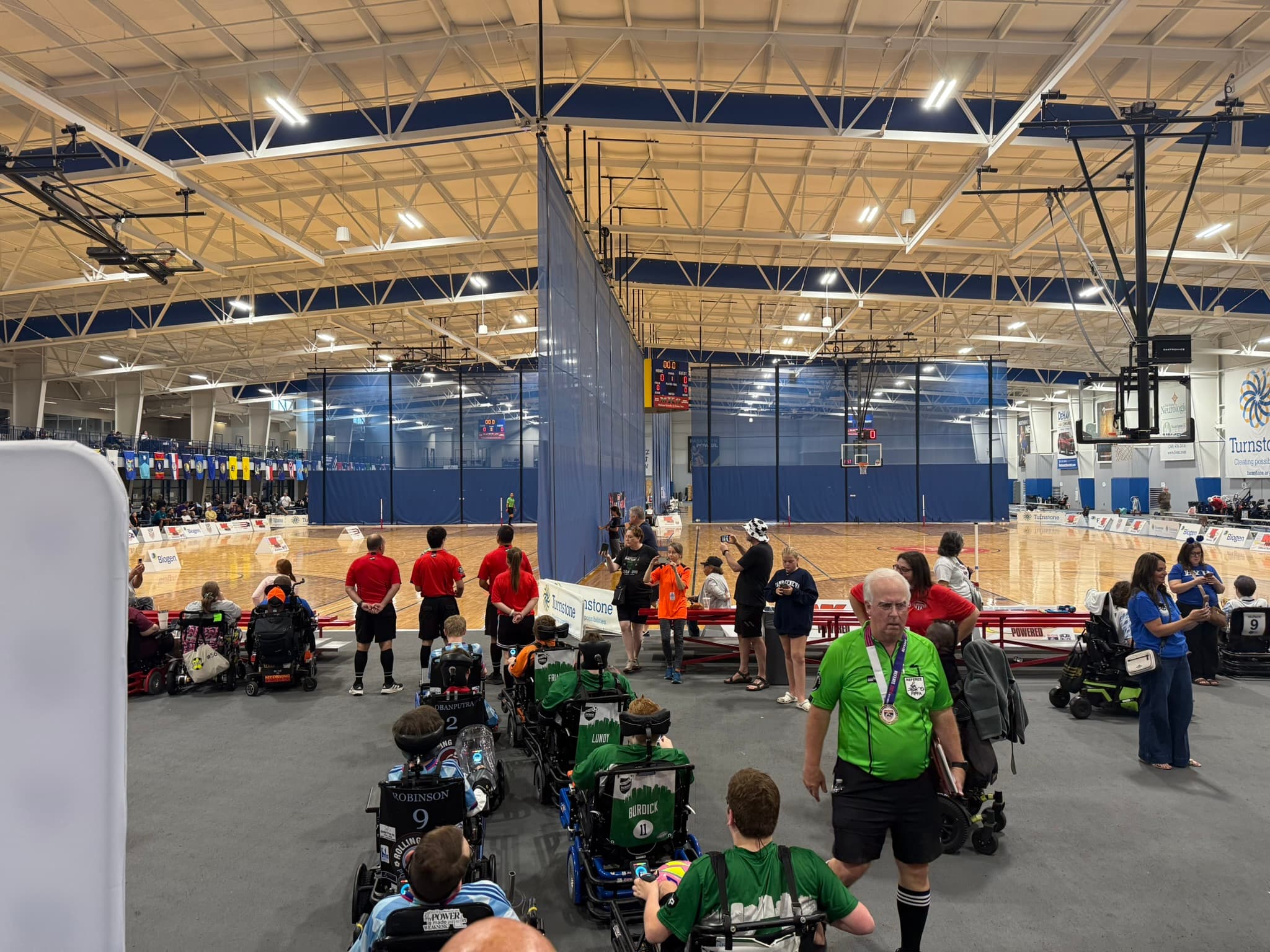 Wide view of the Turnstone arena during Conference Cup play
