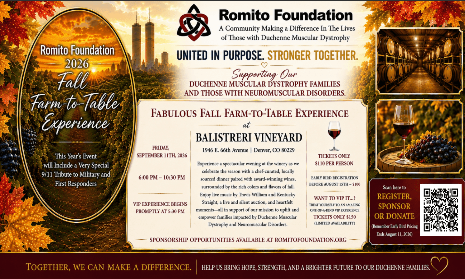 Romito Foundation Farm-to-Table at Balistreri Vineyard